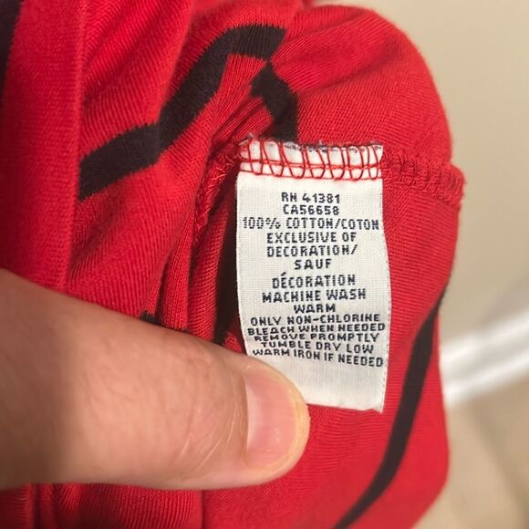 Polo Ralph Lauren BIG Soft Red with Black Stripes Polo. SIZE 2XB - Picture 4 of 4